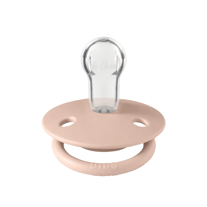 BIBS | De Lux Pacifier (Duo Pack) - Ivory/Blush, One Size - Image 2