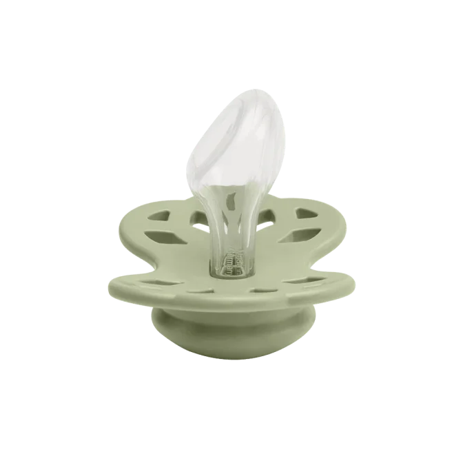 BIBS | Infinity Pacifier (Duo Pack) - Ivory/Sage, Size 2 - Image 3