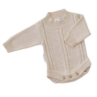Ziggy Lou | Heirloom Romper, Biscotti Fleck