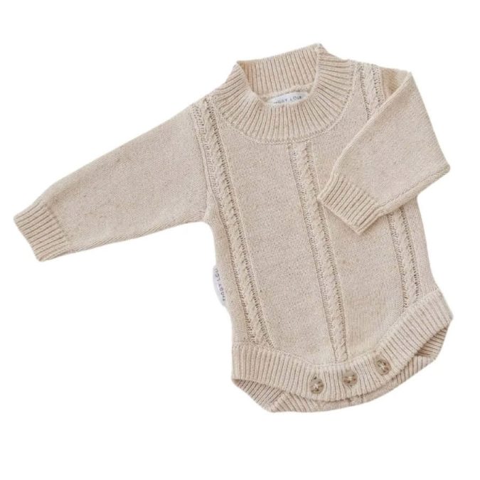 Ziggy Lou | Heirloom Romper, Biscotti Fleck