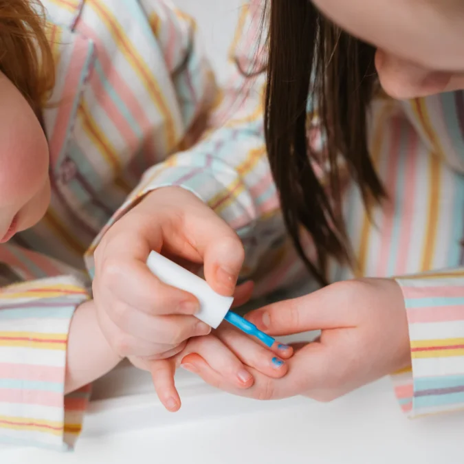 No Nasties | Kids Scented Nail Polish, Blueberry Muffin - Image 3