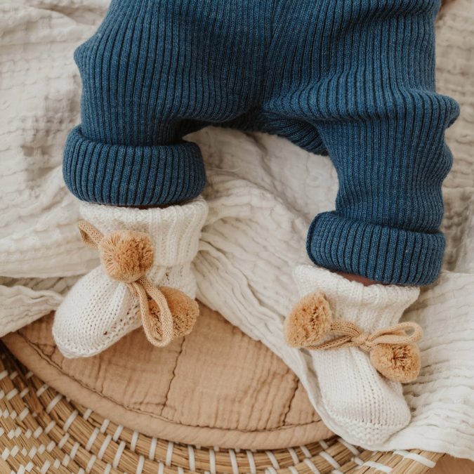 Confetti Kidz | Ribbed Leggings, Navy - Image 3