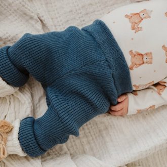 Confetti Kidz | Ribbed Leggings, Navy