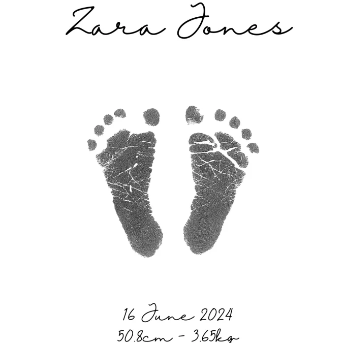 BABYink | Ink-less Keepsake Print Kit, Black - Image 4