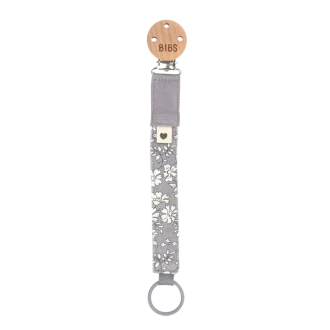 BIBS | Pacifier Liberty Clip, Capel & Fossil Grey