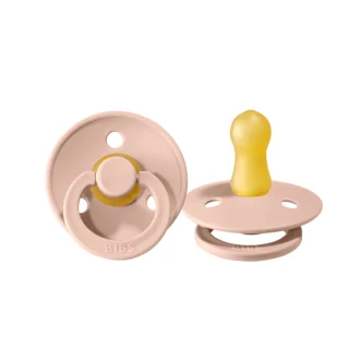 BIBS | Colour Pacifier (Duo Pack) - Blush, Size 3