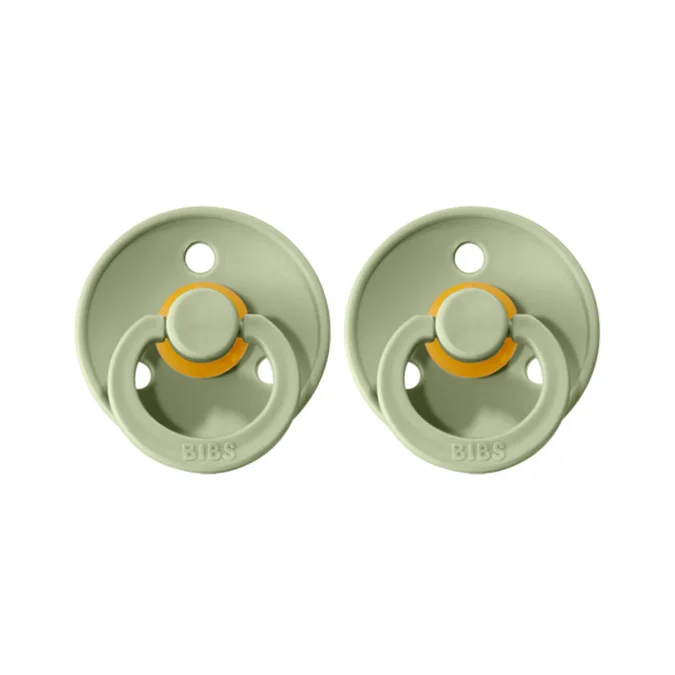 BIBS | Colour Pacifier (Duo Pack) - Sage, Size 2 - Image 4