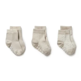Wilson & Frenchy | Baby Socks, Clay (3pk)