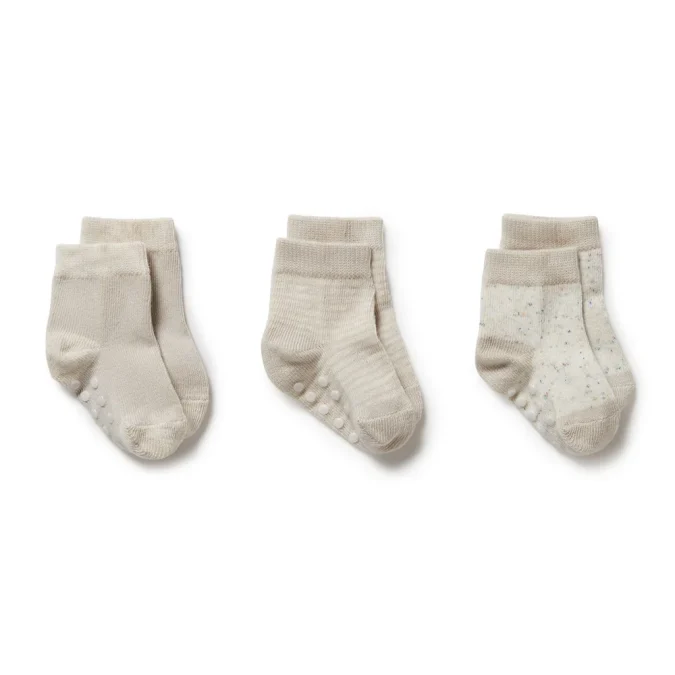 Wilson & Frenchy | Baby Socks, Clay (3pk)