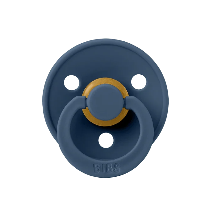 BIBS | Colour Pacifier (Duo Pack) - Steel Blue, Size 2