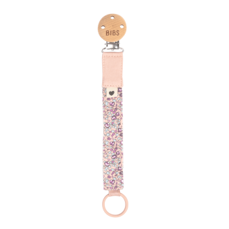 BIBS | Pacifier Liberty Clip, Eloise & Blush