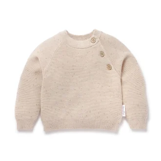 Aster & Oak | Knit Jumper, Sand Fleck