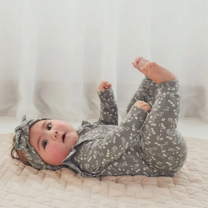 Aster & Oak | Baby Onesie, Mia Floral - Image 3
