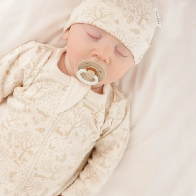 Aster & Oak | Baby Onesie, Woodland Ditsy - Image 3