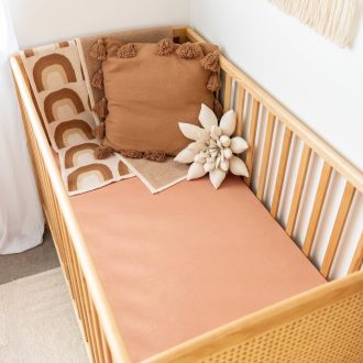 Kiin | Organic Cot Sheet, Blush