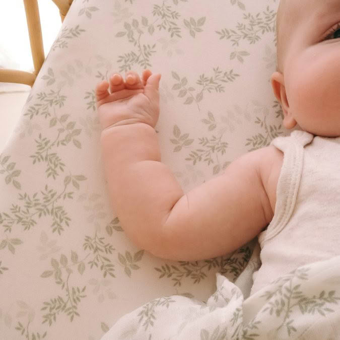 Fox & Fallow | Organic Bassinet Sheet, Cypress - Image 3