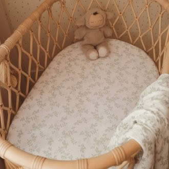Fox & Fallow | Organic Bassinet Sheet, Cypress