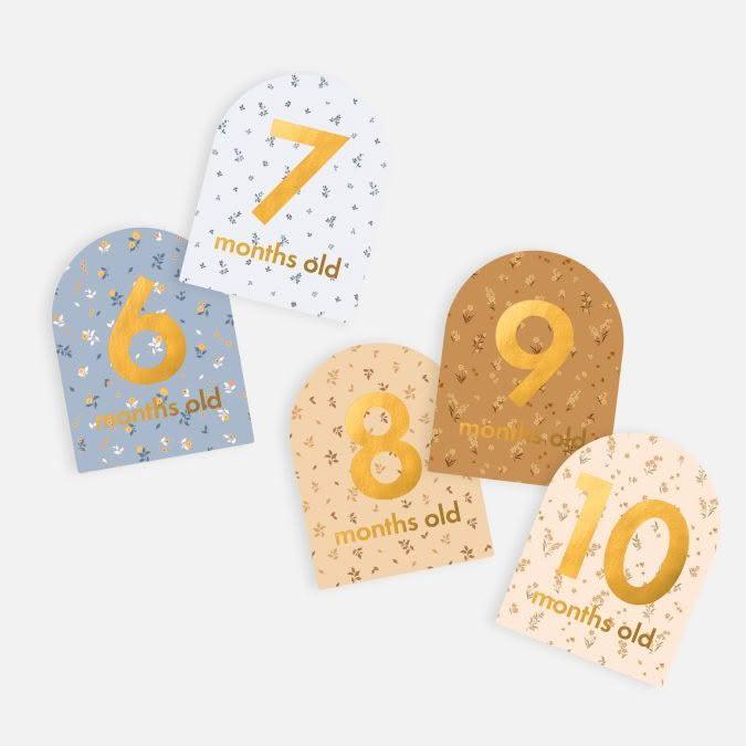 Fox & Fallow | Baby Milestone Cards, Broderie - Image 9