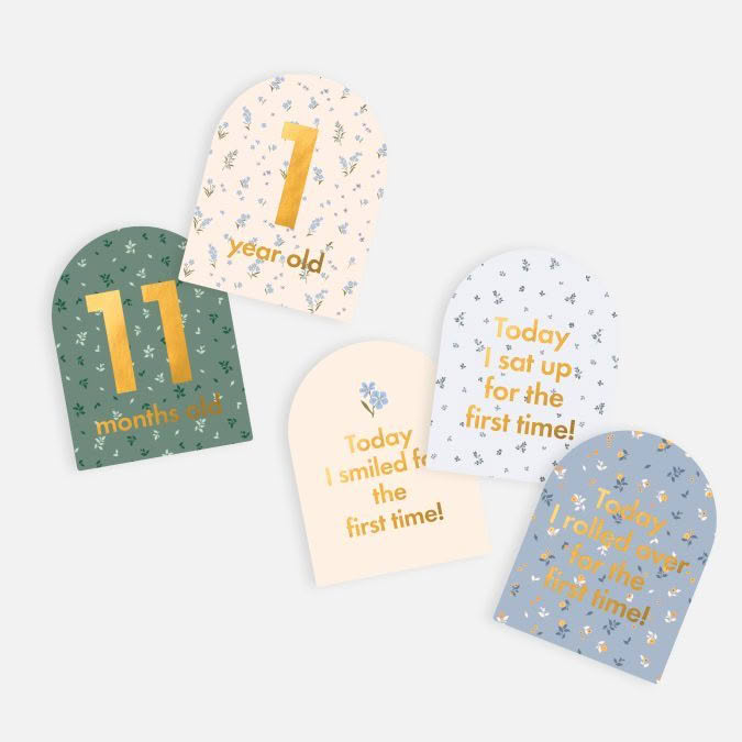 Fox & Fallow | Baby Milestone Cards, Broderie - Image 10