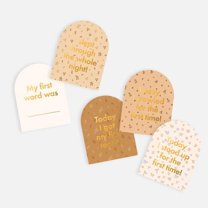 Fox & Fallow | Baby Milestone Cards, Broderie - Image 11