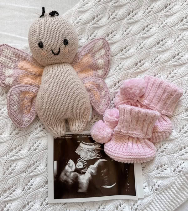 Little B's Nursery | Baby Booties, Candy Pink