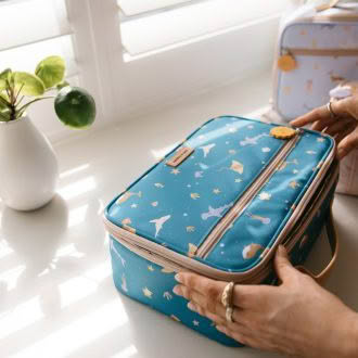 Fox & Fallow | Lunch Bag, Ocean Marine (Large)