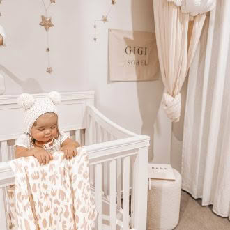Fox & Fallow | Organic Muslin Wrap Swaddle, Helios