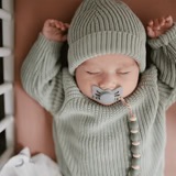 FRIGG | Baby's First Pacifier 4-pack, Sage