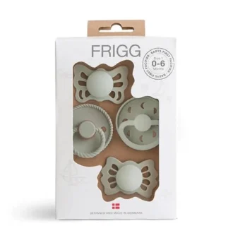 FRIGG | Baby's First Pacifier 4-pack, Sage