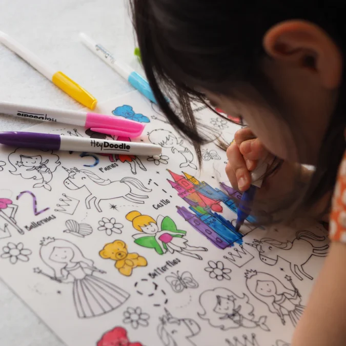 HeyDoodle | Reusable Colouring Mat, Sugar & Spice (Large) - Image 4