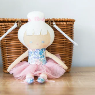 Alimrose | Baby Ballerina Doll, Liberty Blue