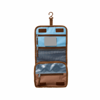 Crywolf | Hanging Toiletry Bag, Deep Sea Colourblock