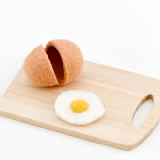 Tara Treasures | Felt Play Food, Egg