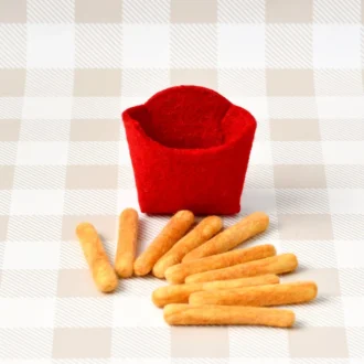 Tara Treasures | Felt Play Food, French Fires