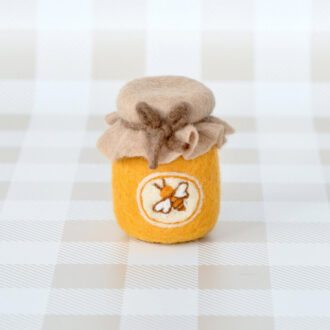 Tara Treasures | Felt Play Food, Honey Jar