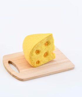 Tara Treasures | Felt Play Food, Swiss Cheese