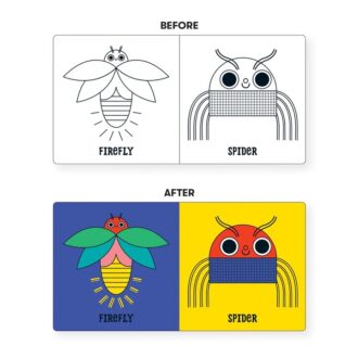 Mudpuppy | Colour Magic Bath Book, Bug Out