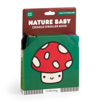 Mudpuppy | Crinkle Stroller Book, Nature Baby
