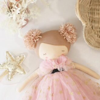 Alimrose | Halle Ballerina Doll, Fair and Strawberry Blonde