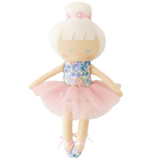 Alimrose | Baby Ballerina Doll, Liberty Blue