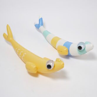 SUNNYLiFE | Kids Inflatable Noodle, Finn the Fish (2 Pack)