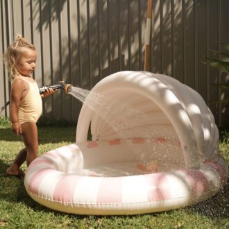 SUNNYLiFE | Kids Inflatable Pool, Cotton Candy Cherry