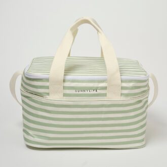 SUNNYLiFE | Light Cooler Bag, Sea Sage Stripe