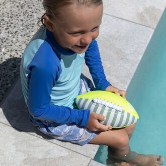 SUNNYLiFE | Neoprene Football, Tides Out Citrus