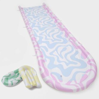 SUNNYLiFE | Slip, Slide and Body Board Set, Poolside Sorbet Wave