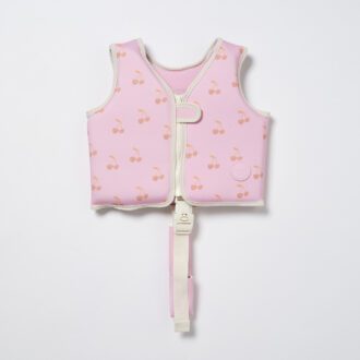 SUNNYLiFE | Kids Swim Vest, Cotton Candy Cherry