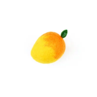 Tara Treasures | Felt Play Food, Mango Fruit